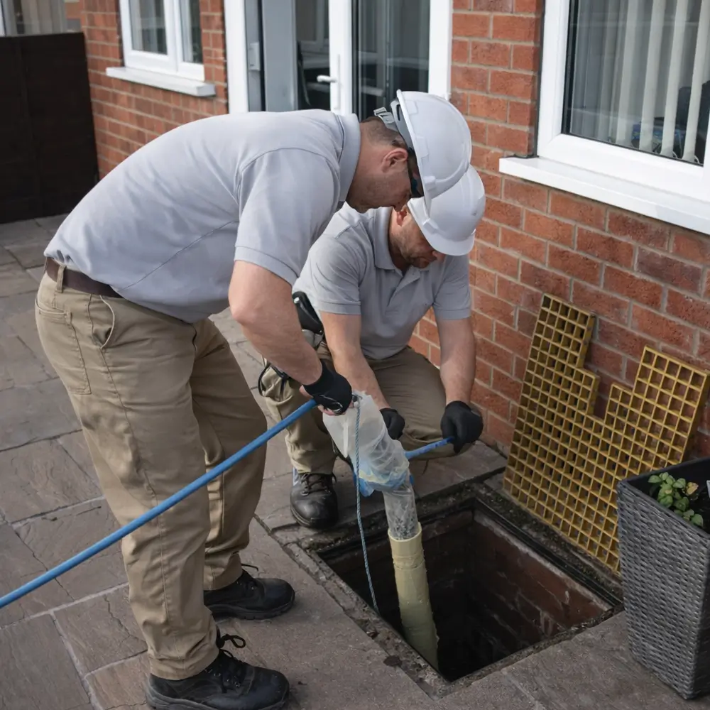 Blocked drain repair service in Amersham